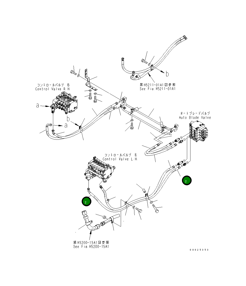 Шланг 02767-B0313 Komatsu