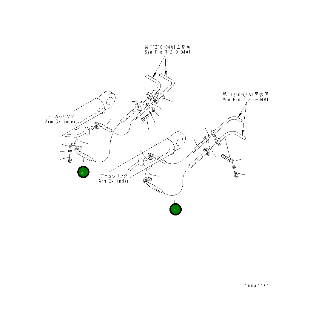 Шланг 07097-01415 Komatsu
