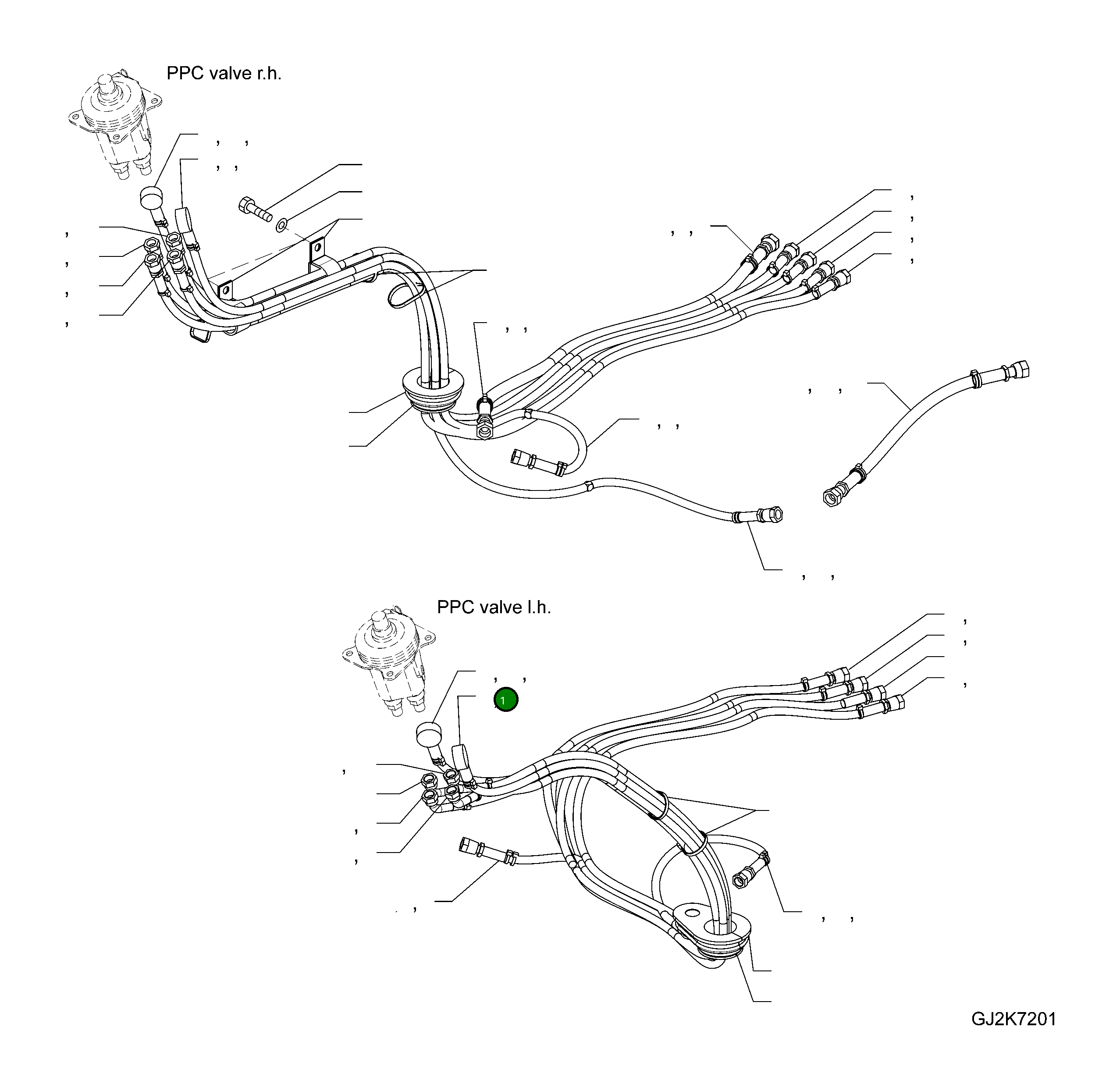 Шланг 20G-62-41180 Komatsu