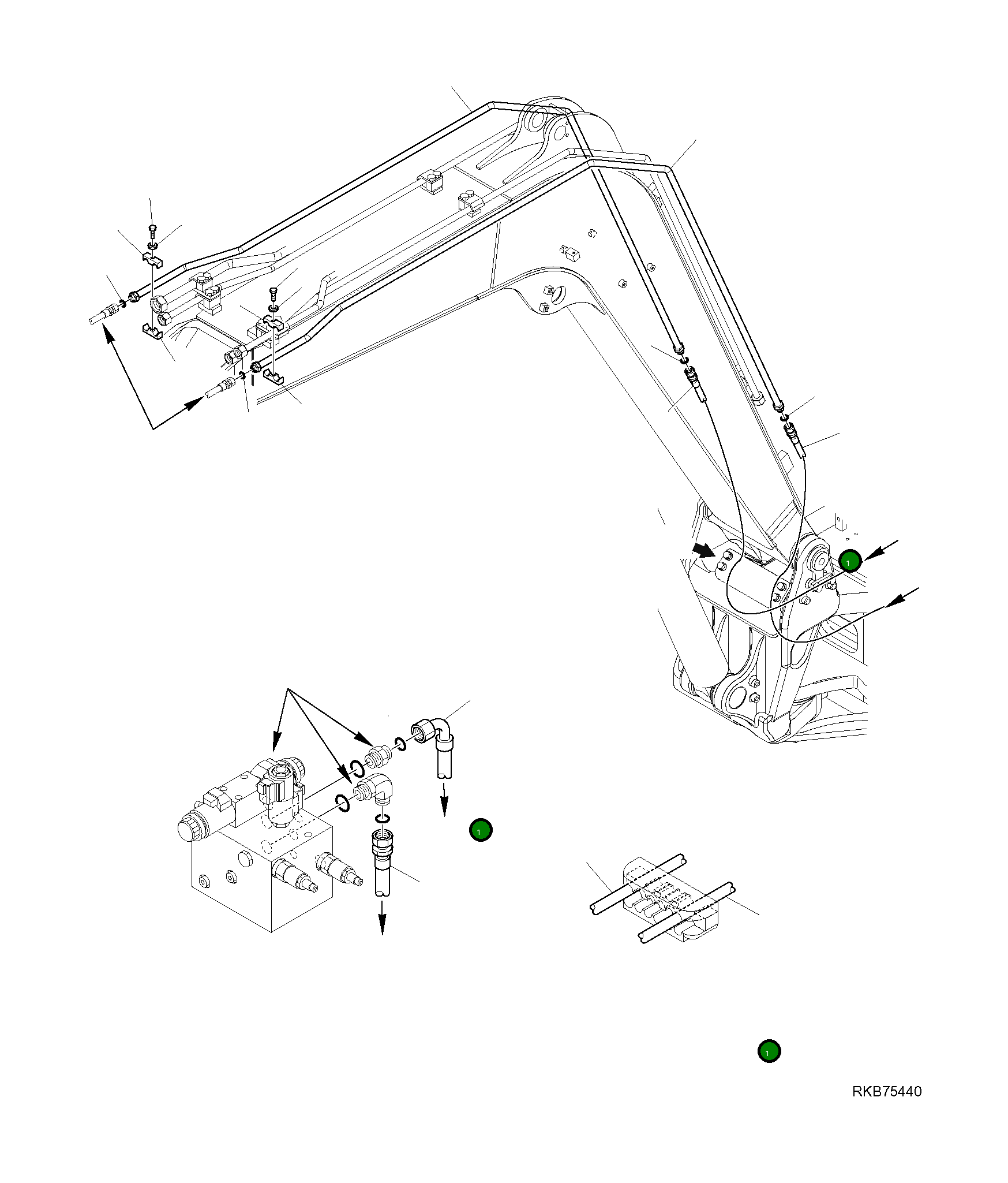Шланг 02766-B0430 Komatsu