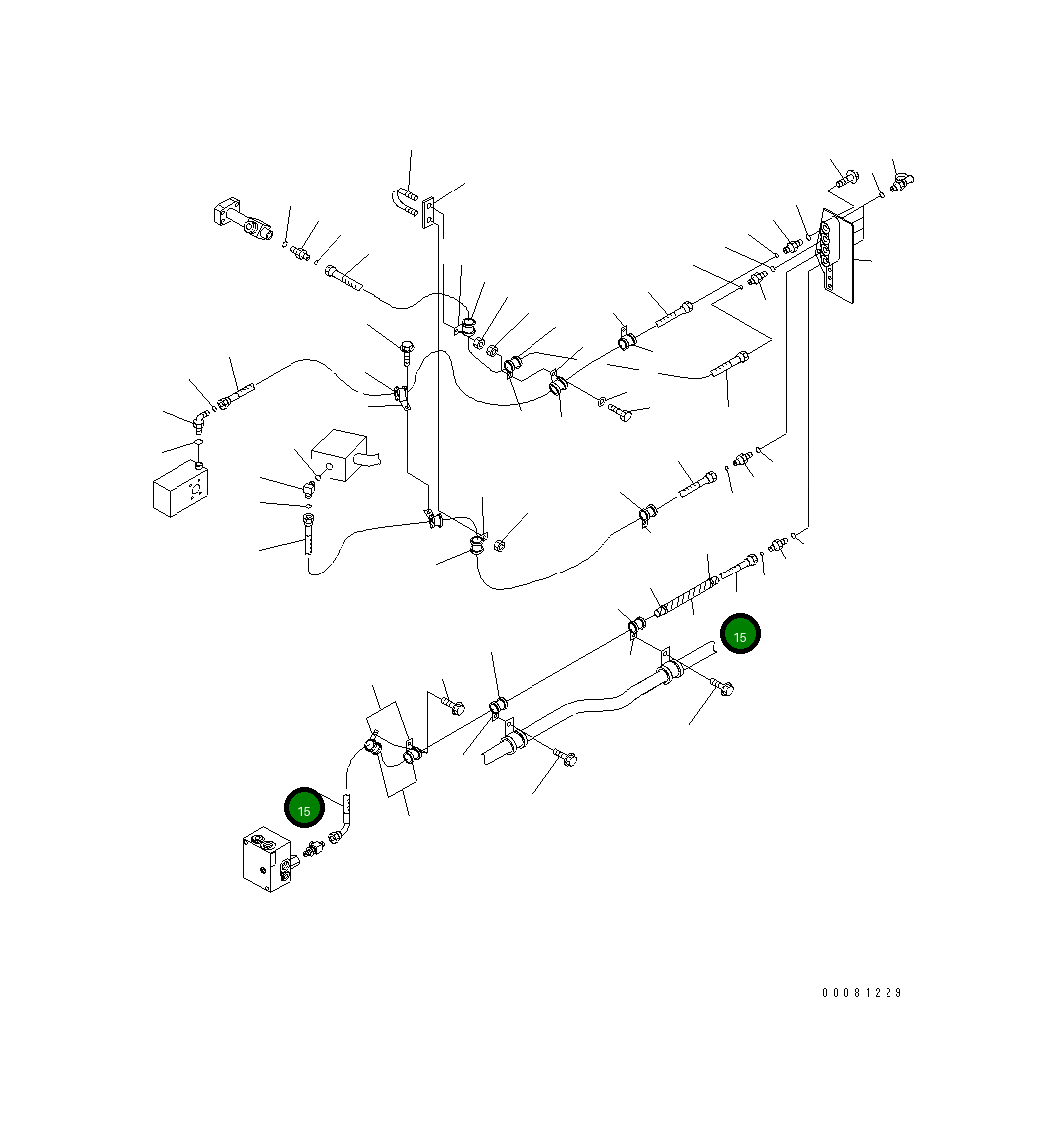 Шланг 02766-00217 Komatsu