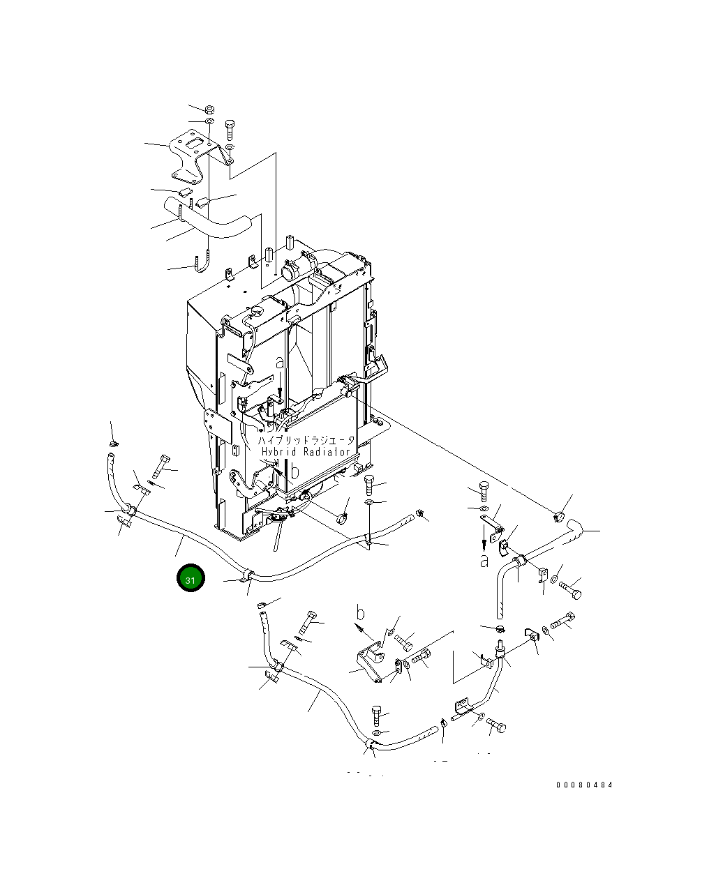 Шланг 205-03-33290 Komatsu