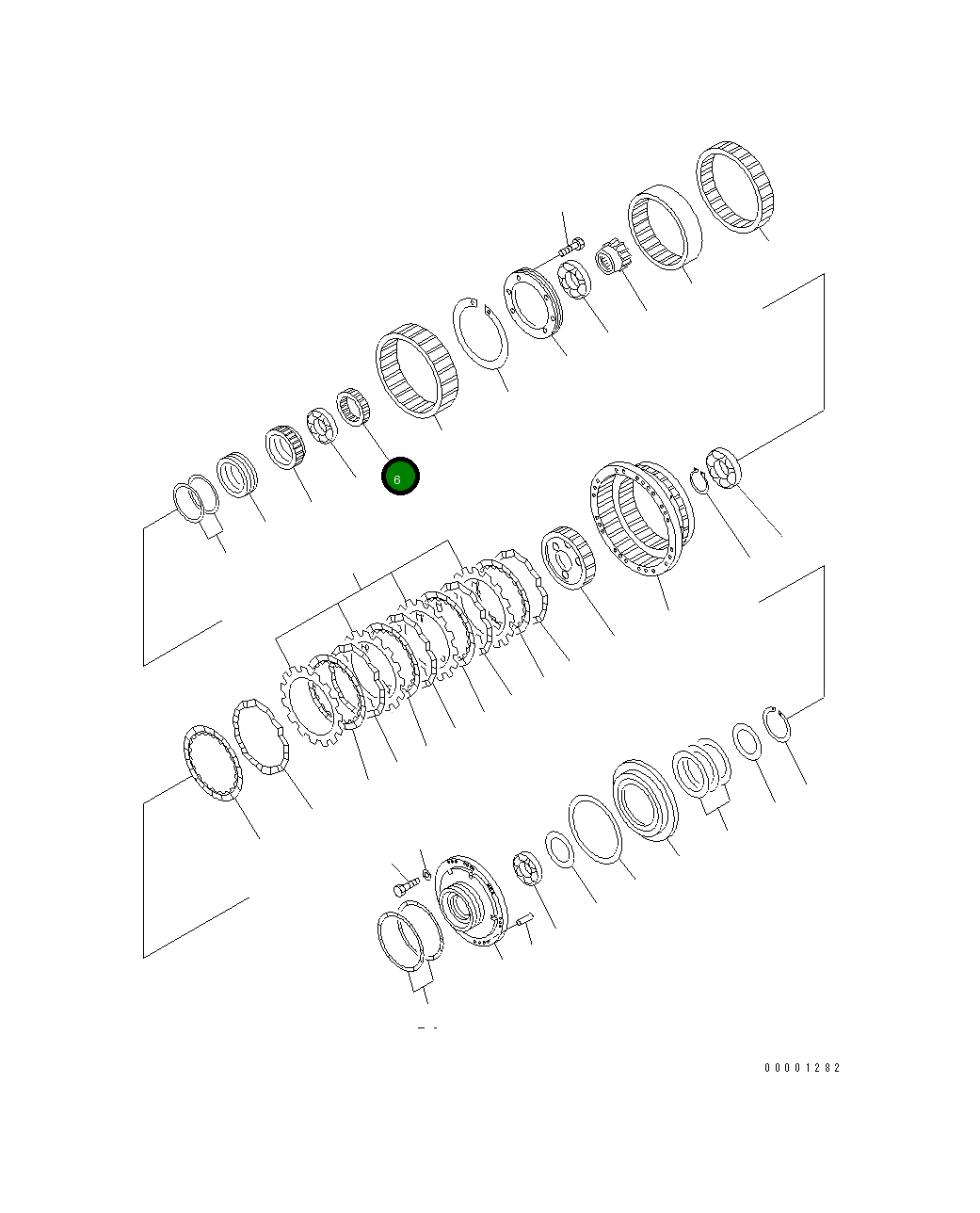 Шестерня 41E-15-12221 Komatsu
