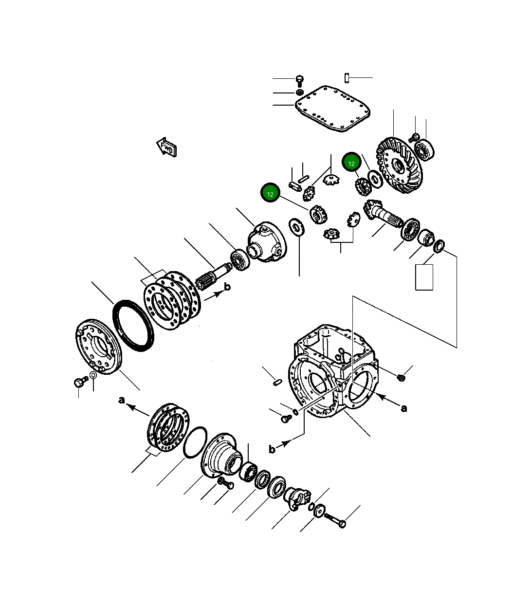 Шестерня 1300 226 H1 Komatsu