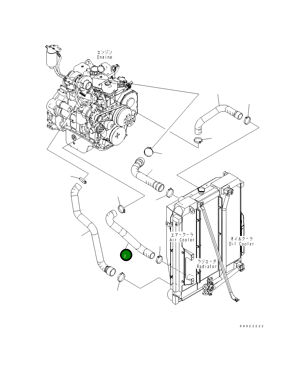 Шланг 20G-03-31182 Komatsu
