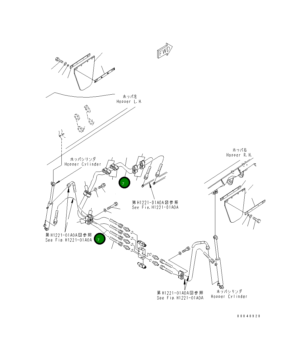 Шланг 07621-00329 Komatsu