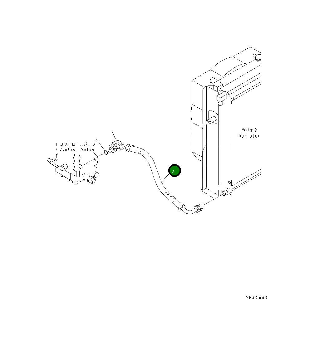 Шланг 203-62-61421 Komatsu