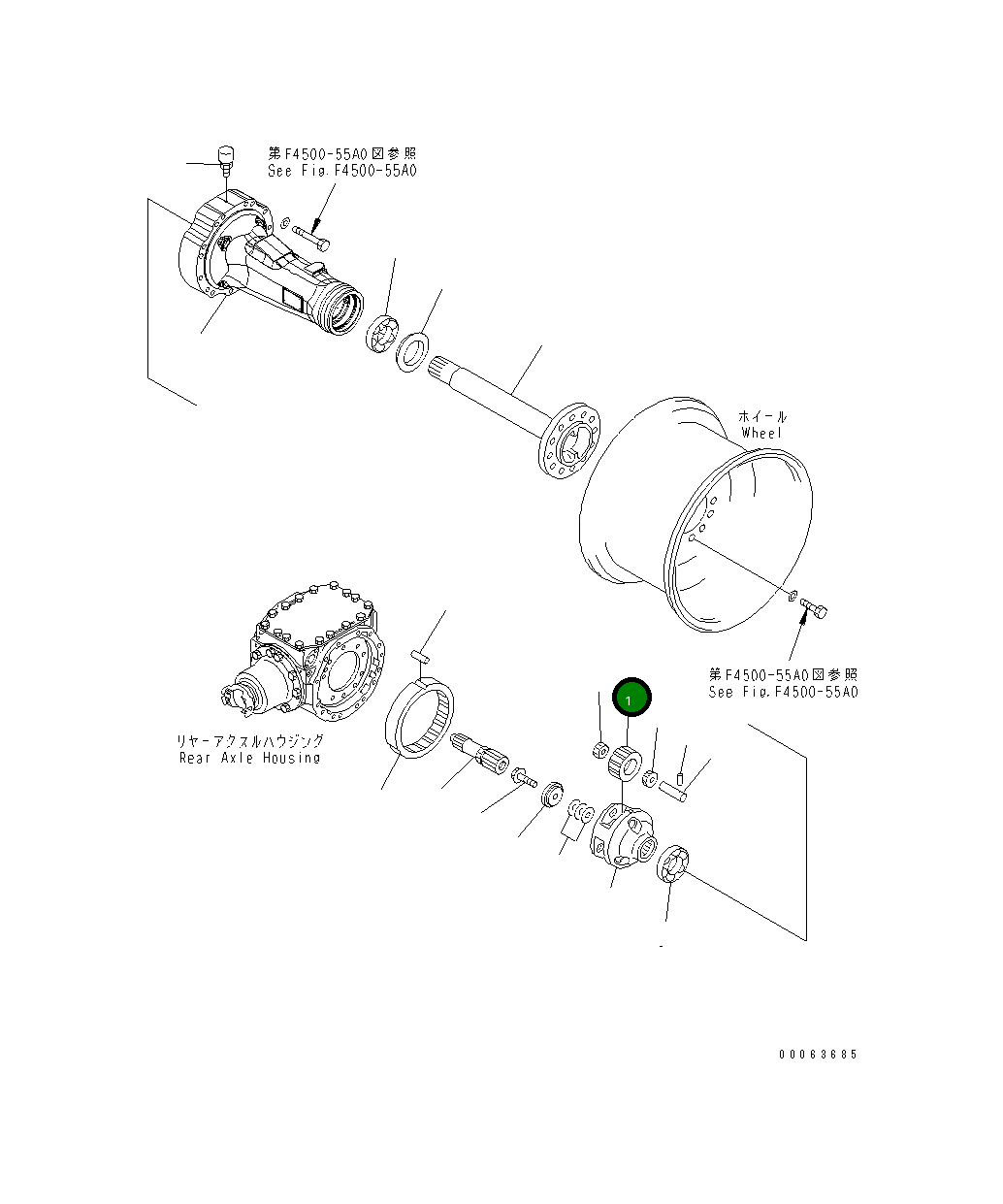 Шестерня 418-22-22532 Komatsu