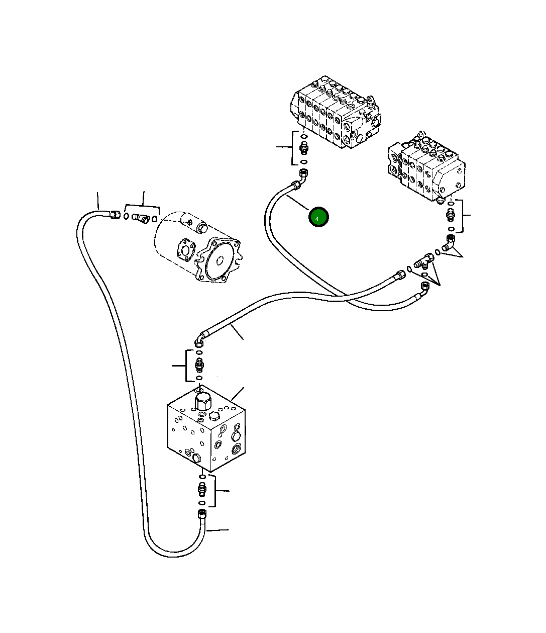 Шланг 1438 961 H1 Komatsu