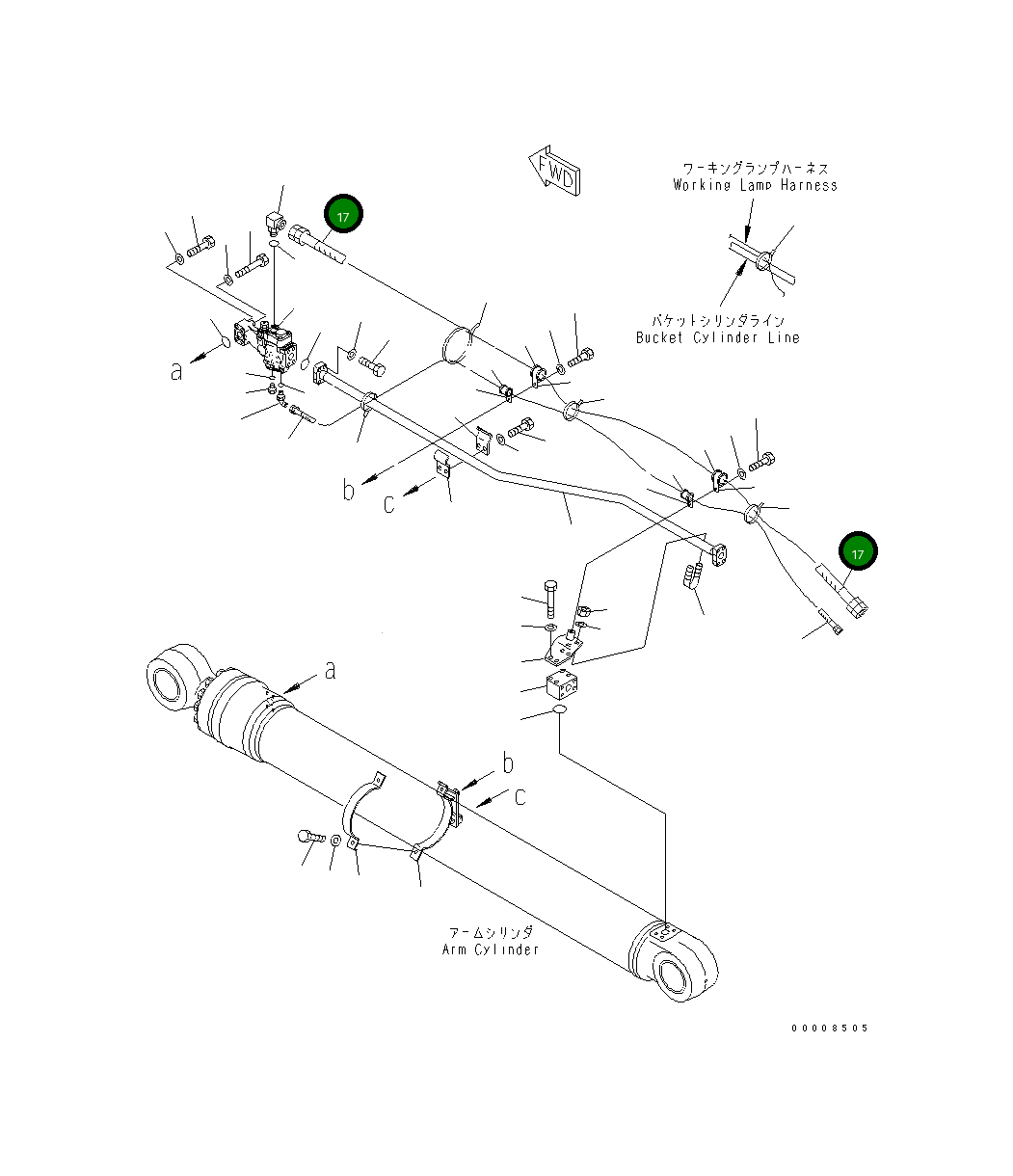 Шланг 07621-00625 Komatsu