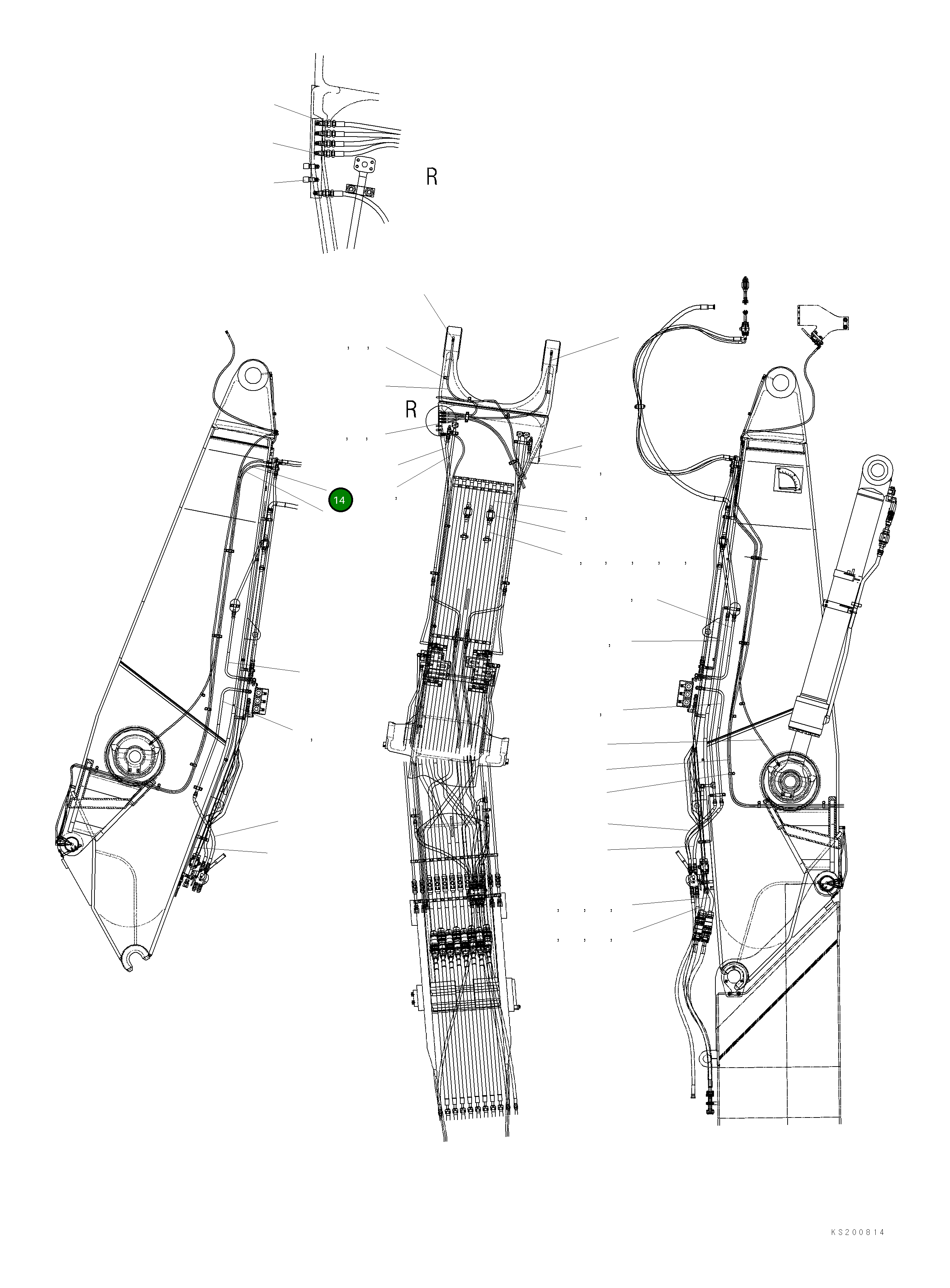 Шланг 209-70-82890 Komatsu