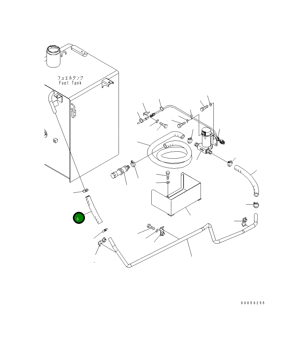 Шланг 206-04-K1131 Komatsu