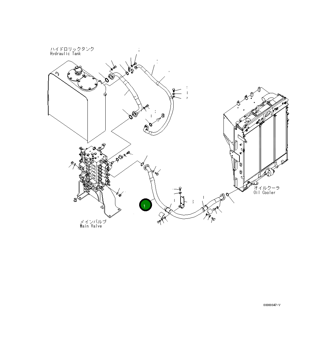 Шланг 205-62-31810 Komatsu