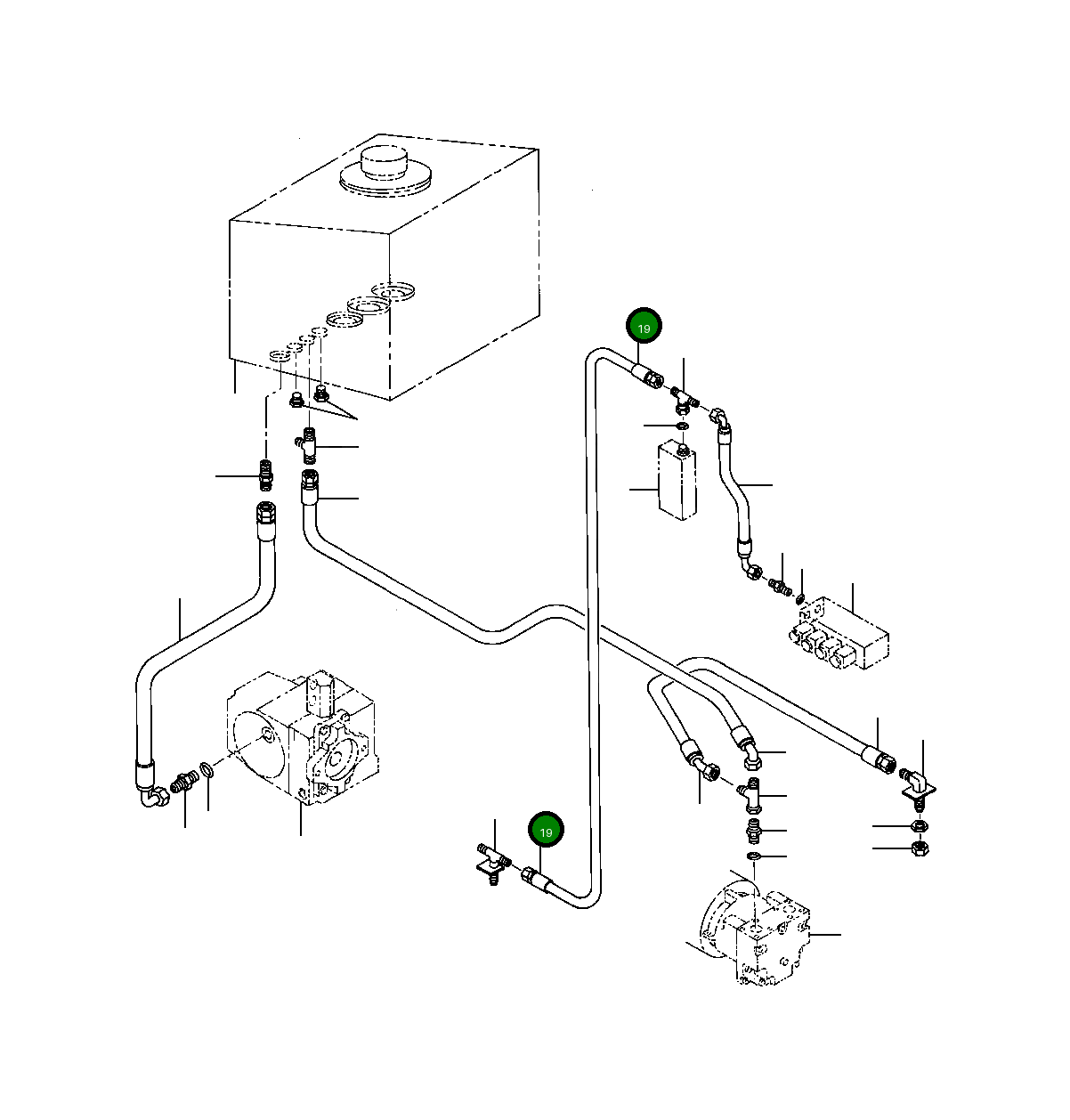 Шланг 1286 870 H1 Komatsu