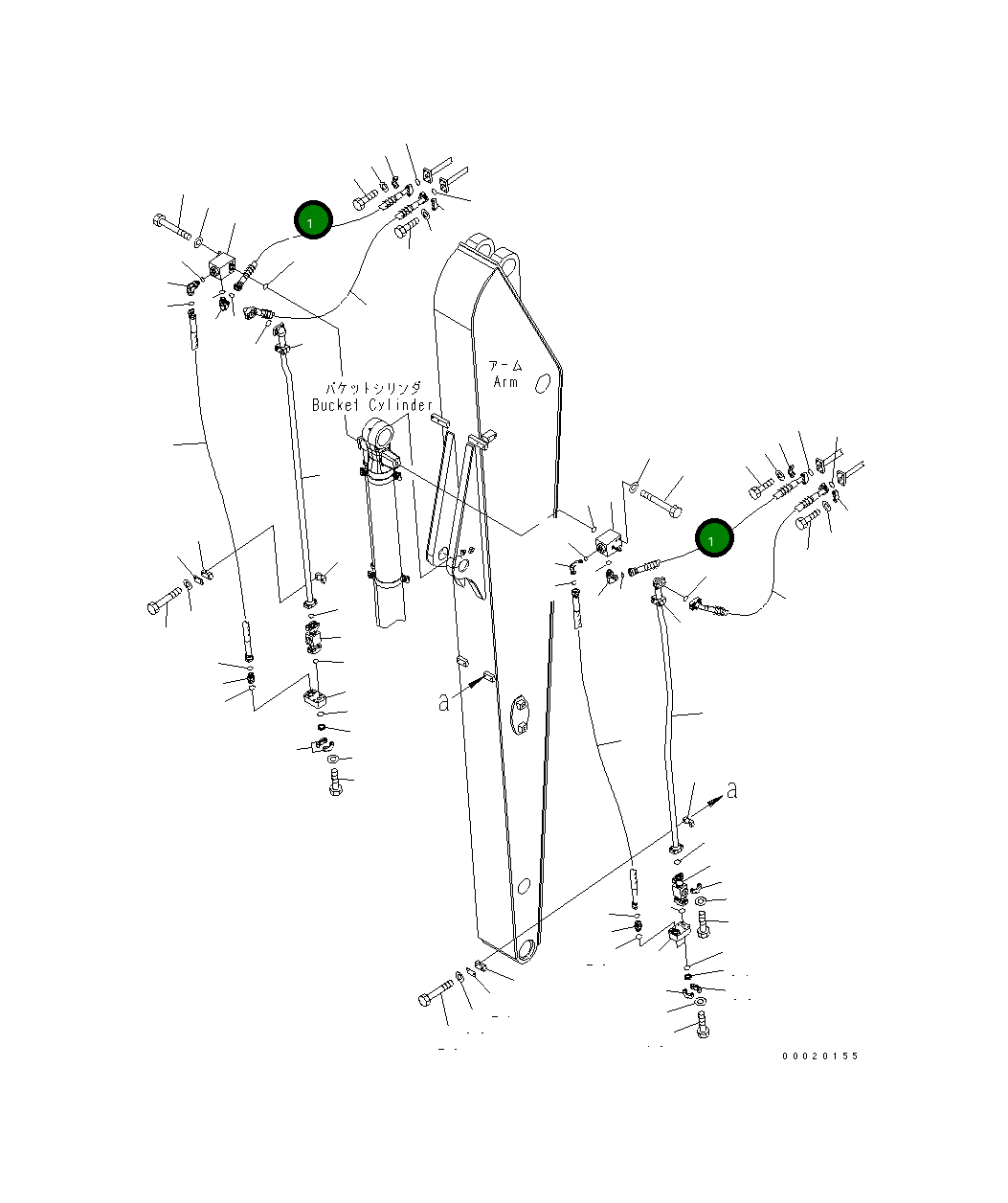 Шланг 20K-970-5270 Komatsu