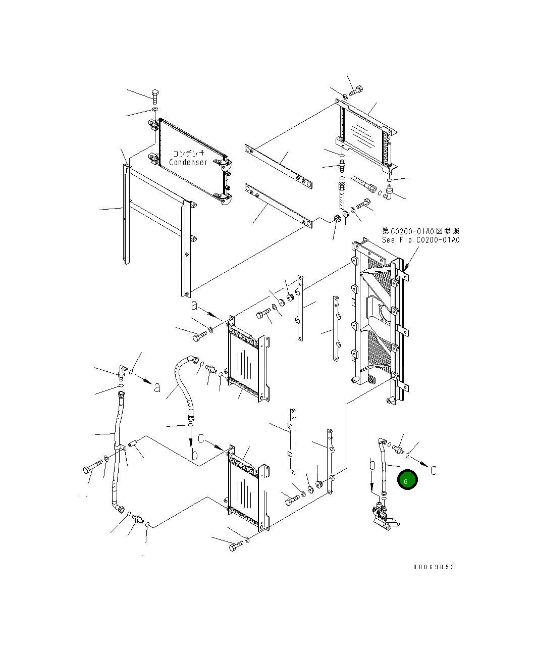 Шланг 02763-204A4 Komatsu
