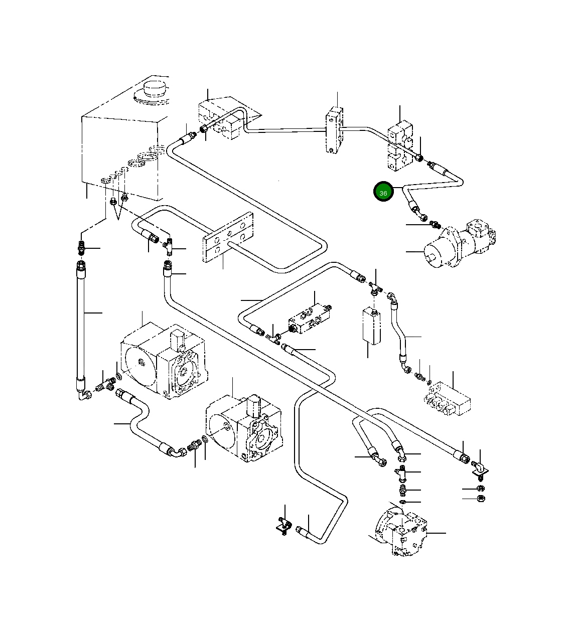 Шланг 1286 911 H1 Komatsu