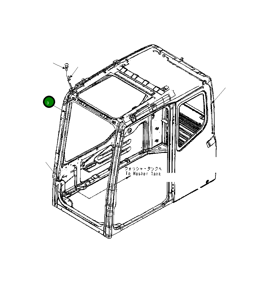 Шланг 20Y-53-16750 Komatsu