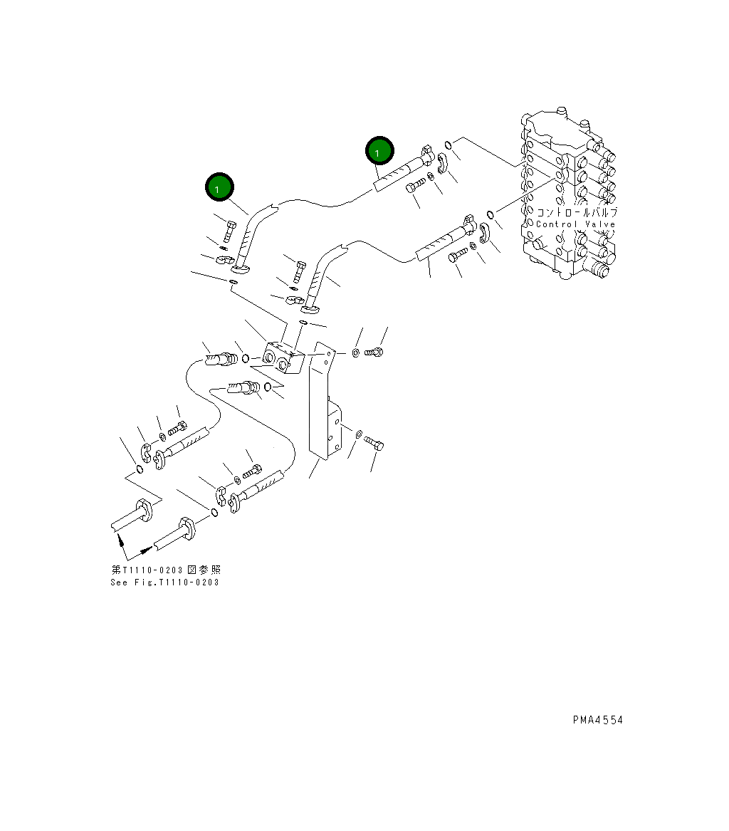 Шланг 07072-00608 Komatsu