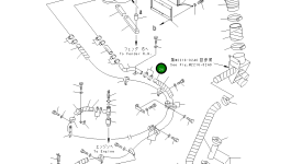 Шланг 195-01-36490 Komatsu