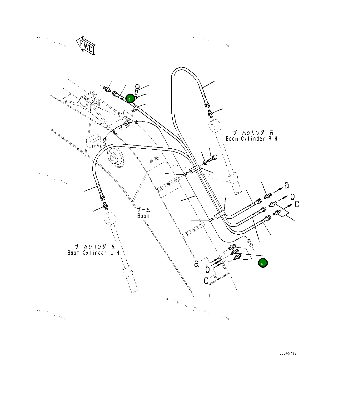 Шланг 20Y7041240 Komatsu