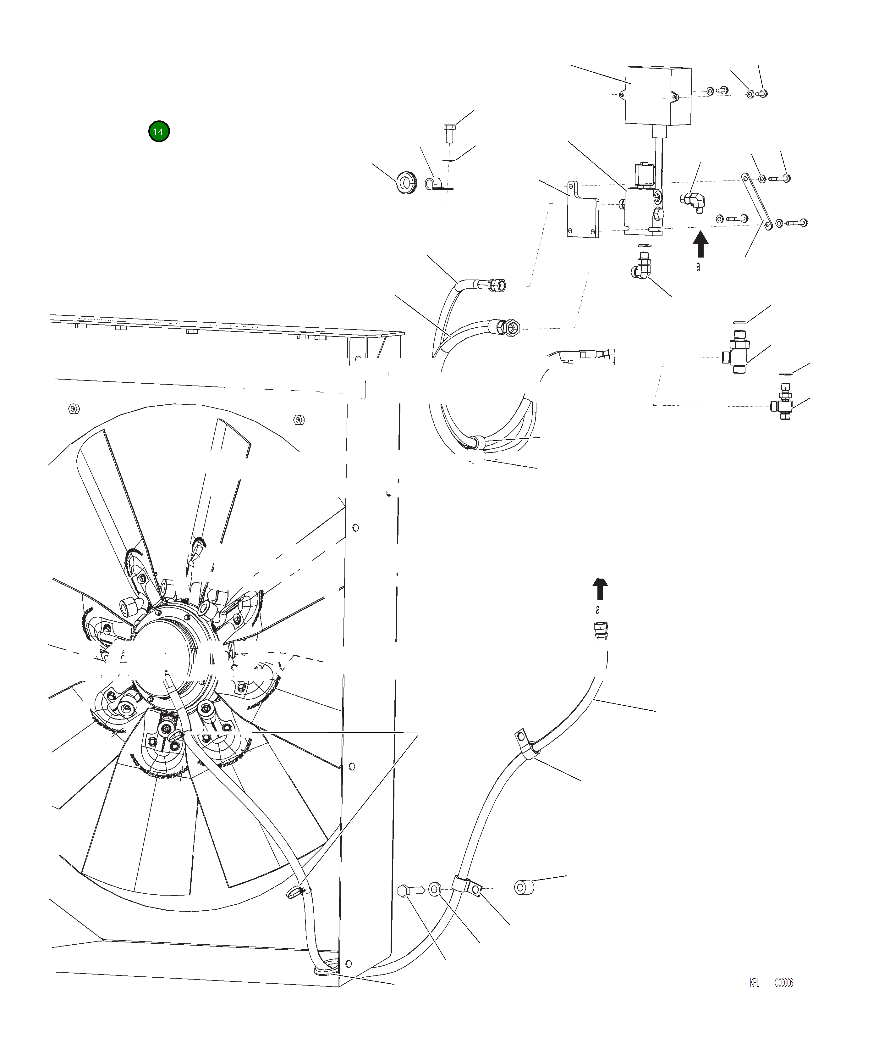Шланг 02774-004A8 Komatsu