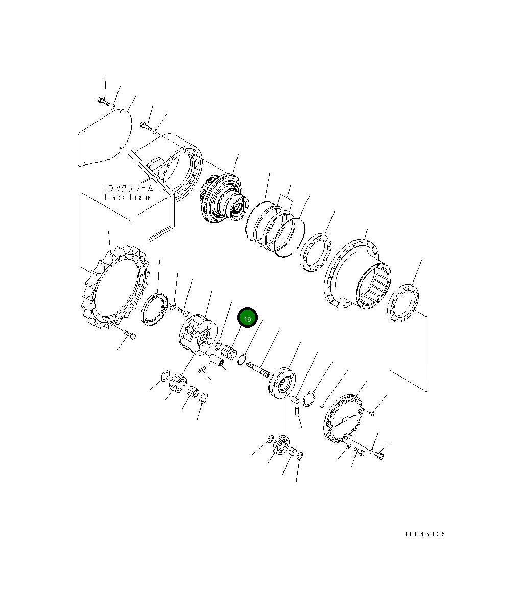 Шестерня 20Y-27-41120 Komatsu