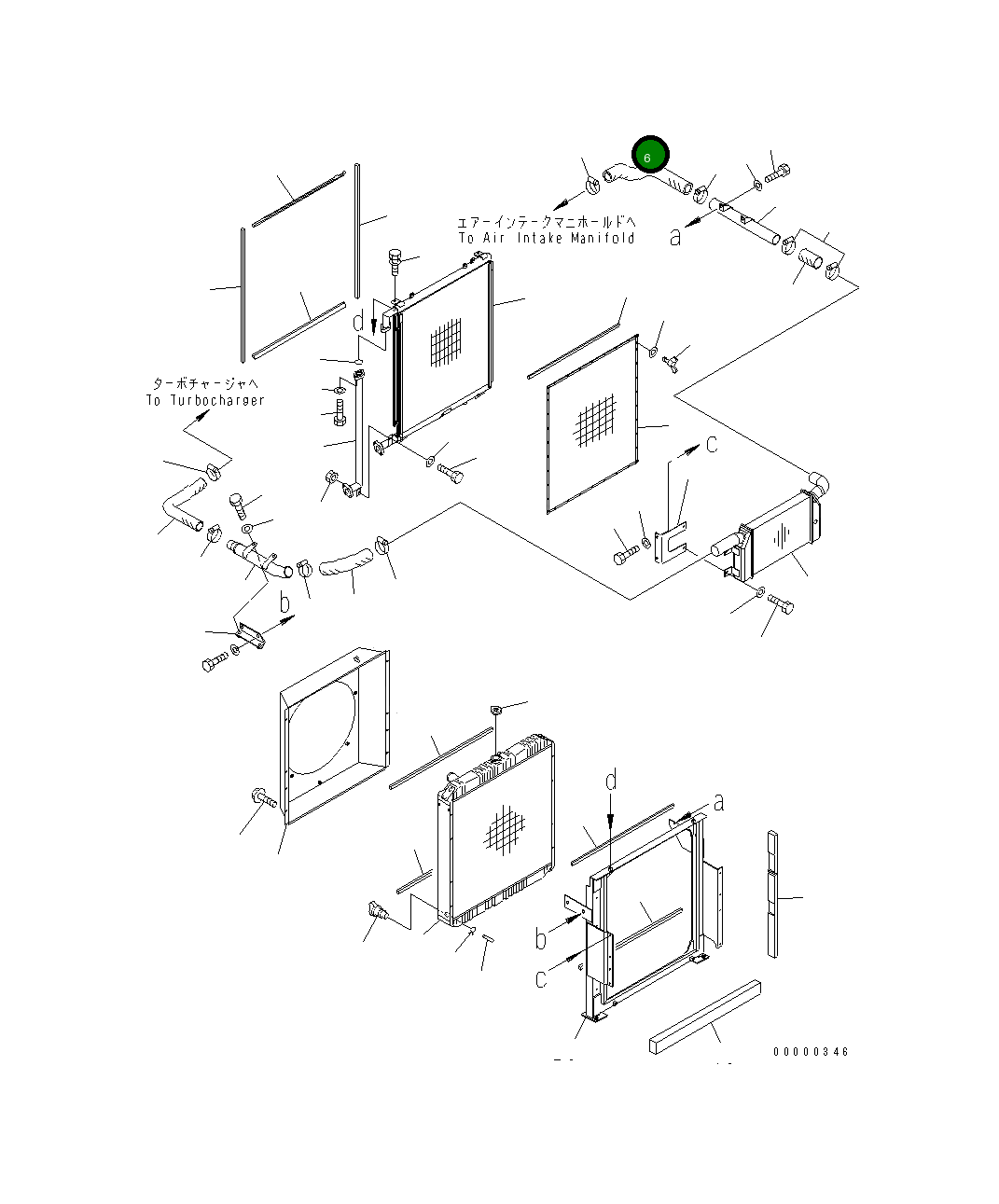 Шланг 20G-01-K3130 Komatsu