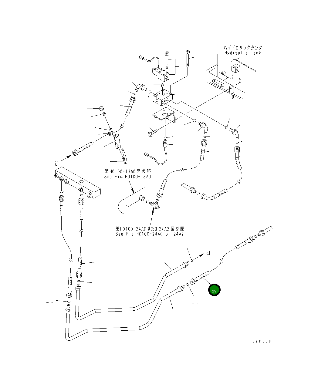Шланг 02765-00504 Komatsu