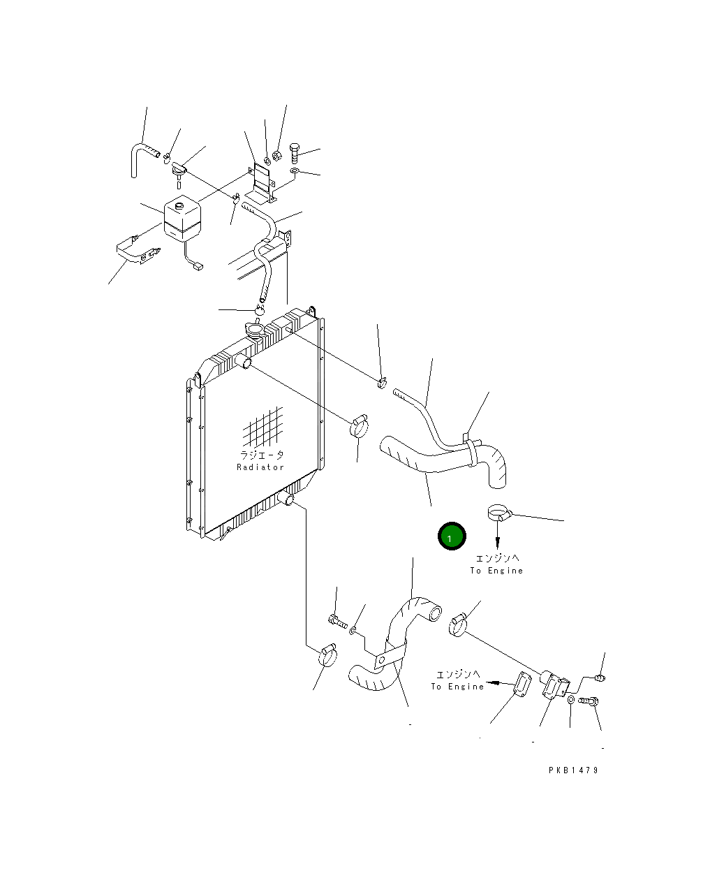 Шланг 208-03-61182 Komatsu