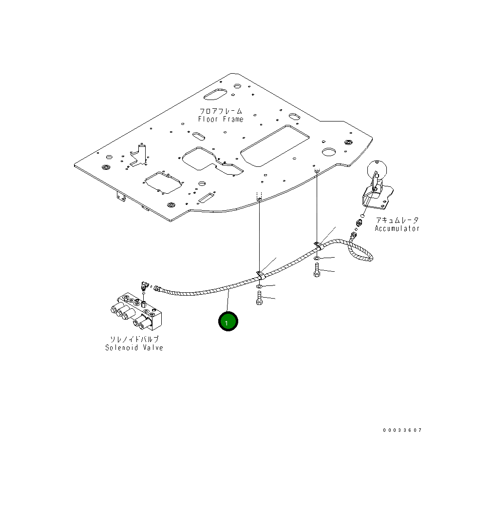 Шланг 02762-00317 Komatsu