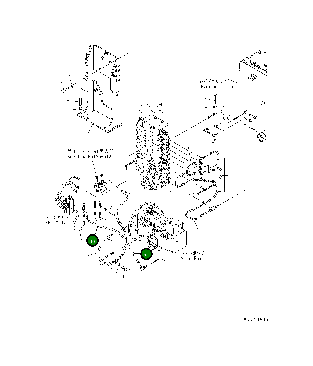 Шланг 02764-003A4 Komatsu