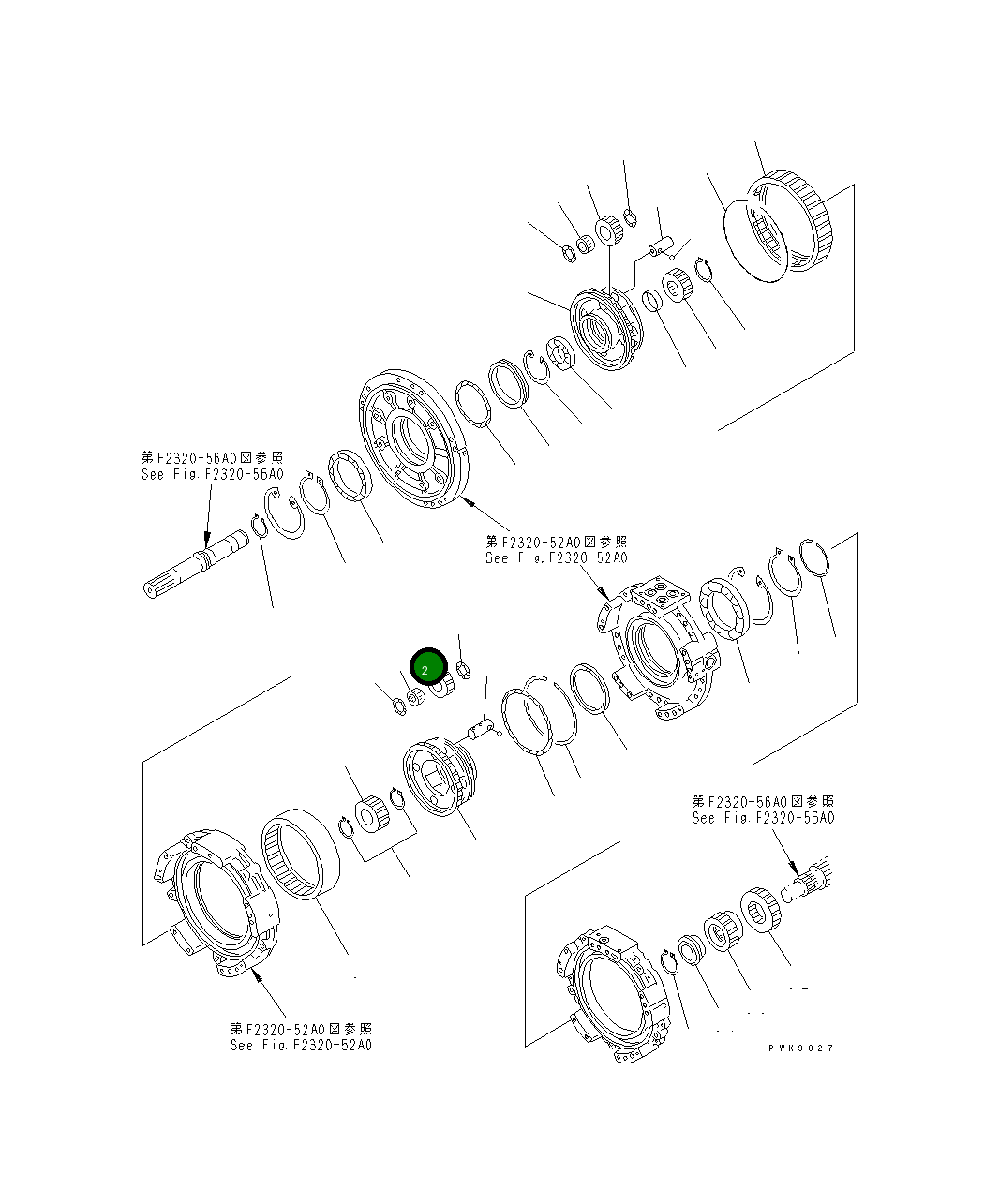 Шестерня 421-15-12420 Komatsu