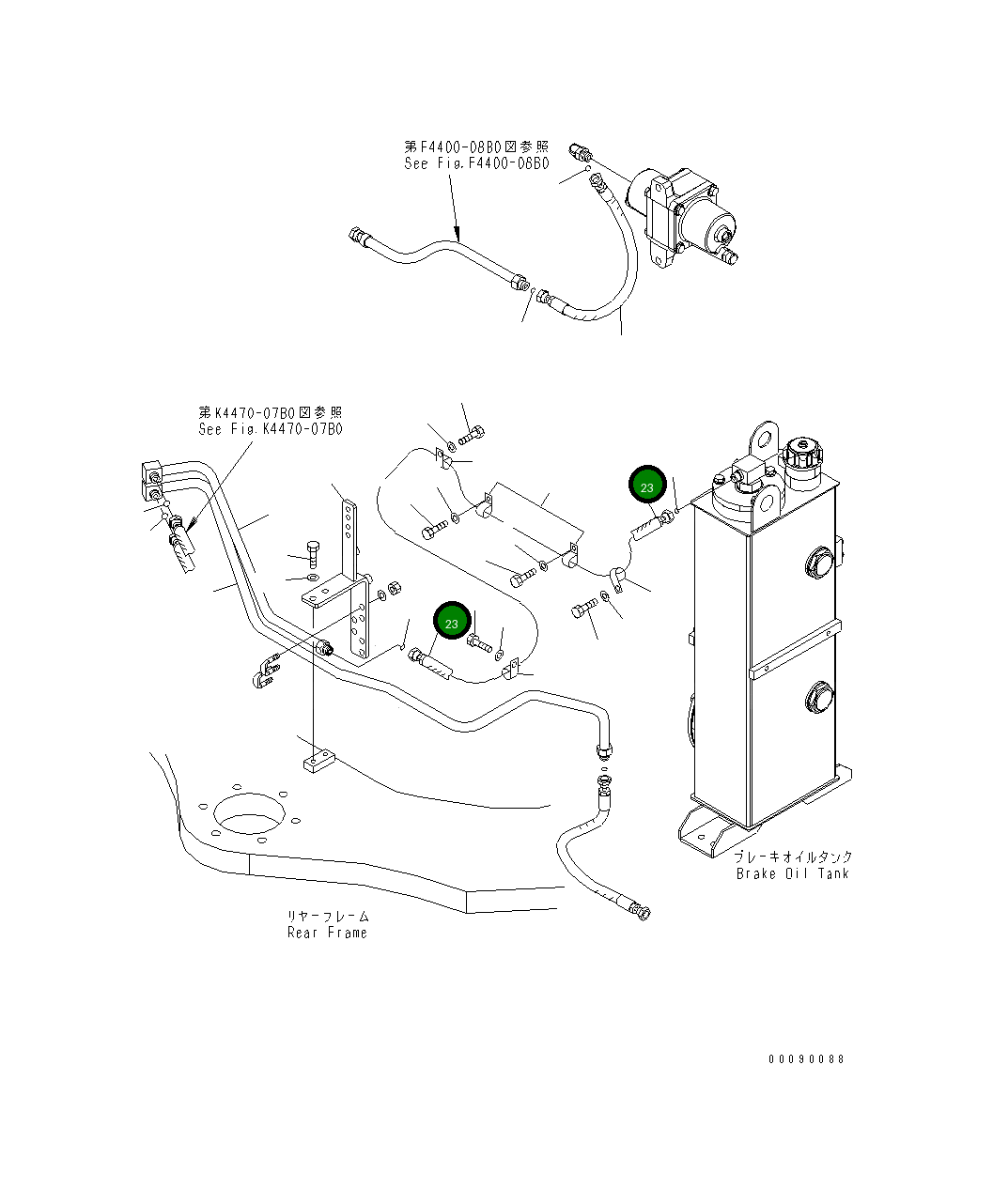 Шланг 02763-00421 Komatsu