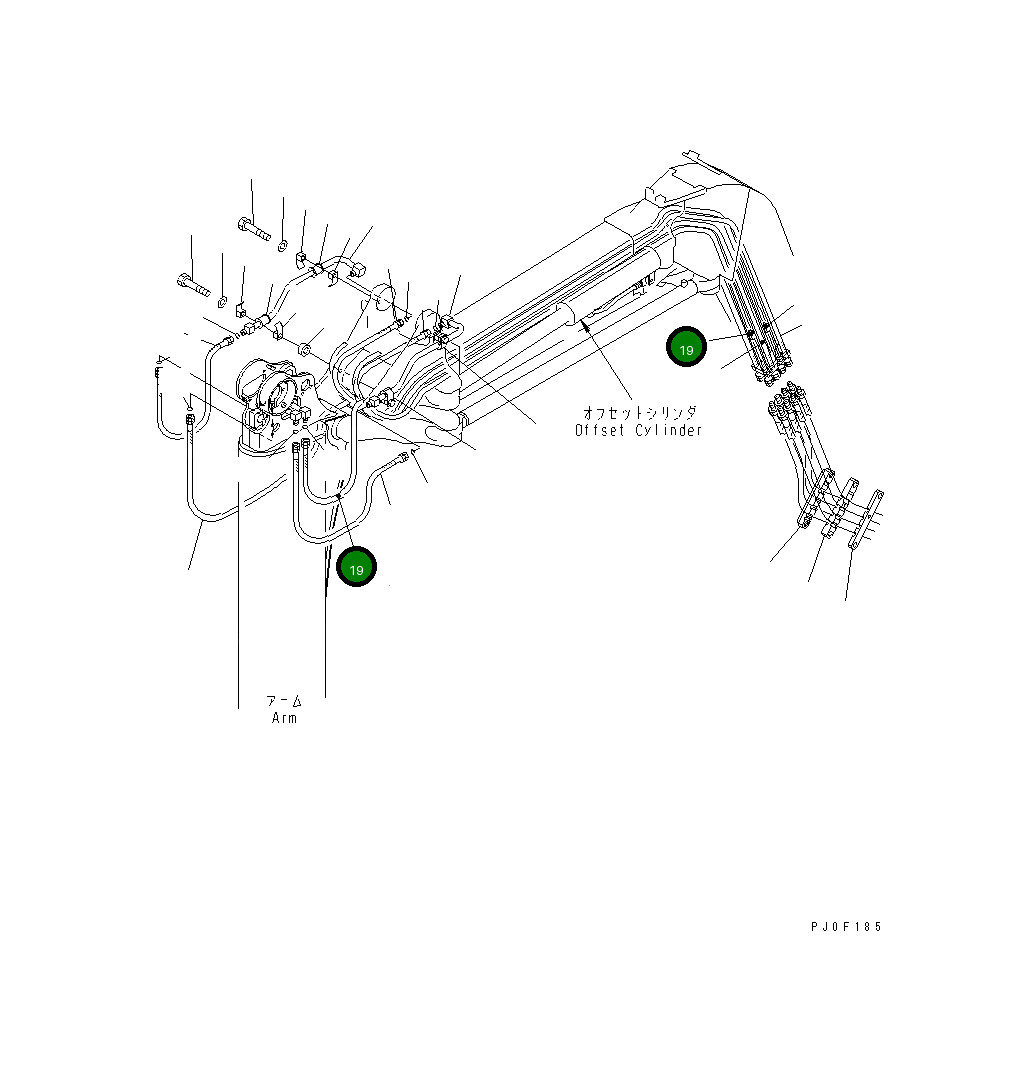 Шланг 20U-957-3160 Komatsu