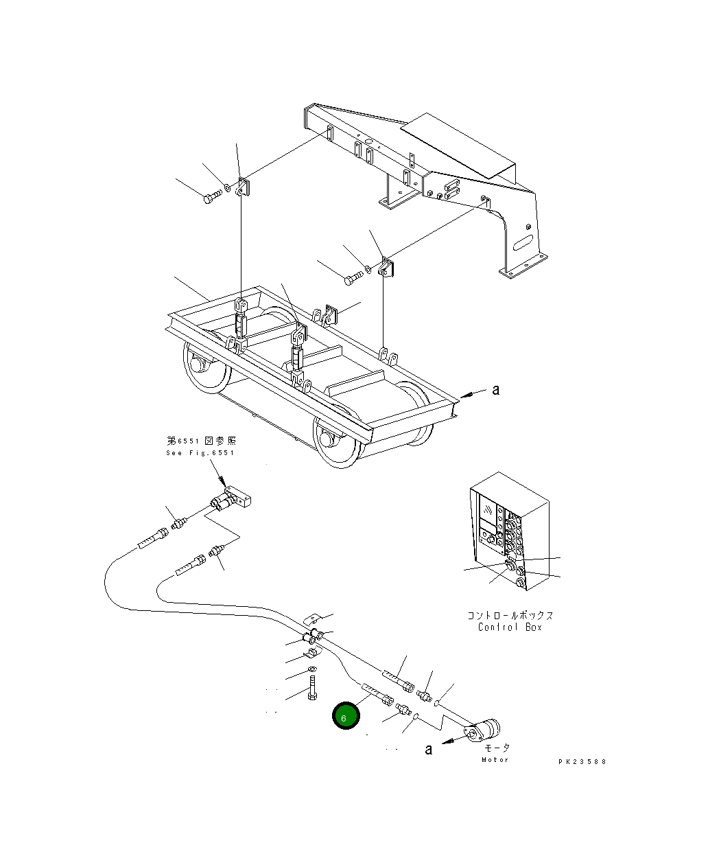 Шланг 07108-20320 Komatsu
