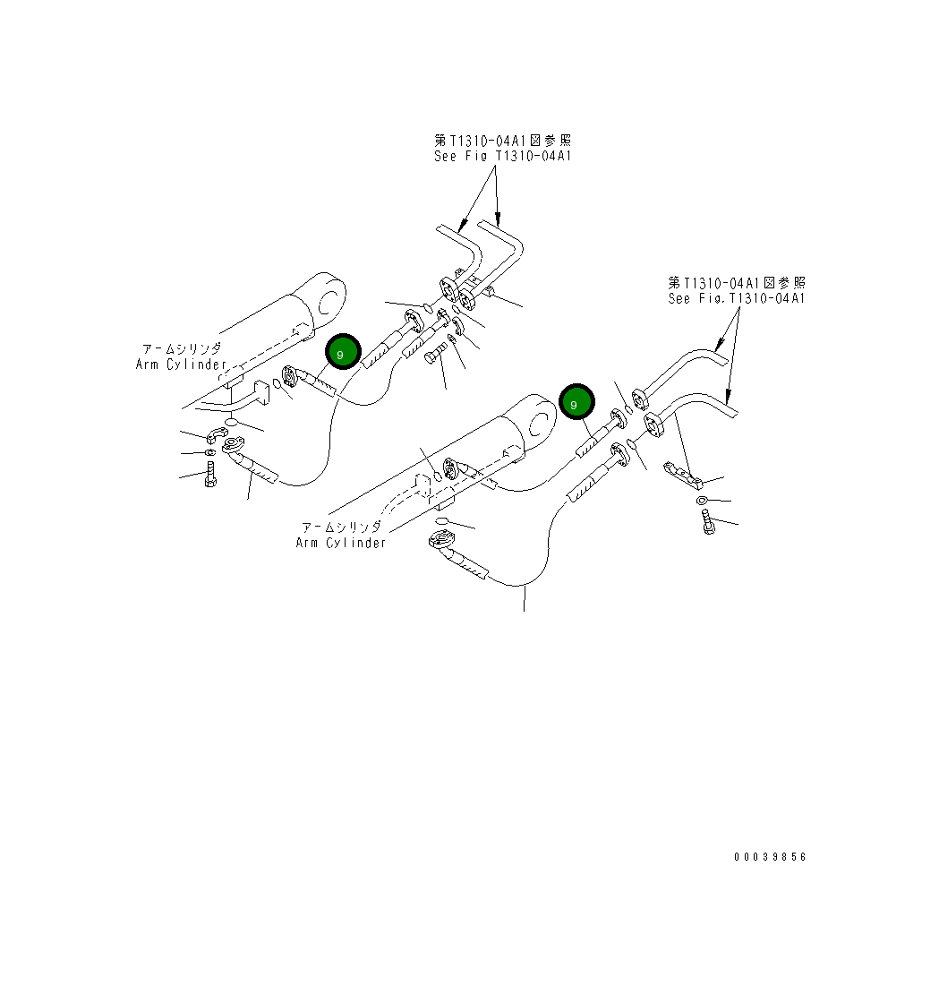 Шланг 07097-01213 Komatsu