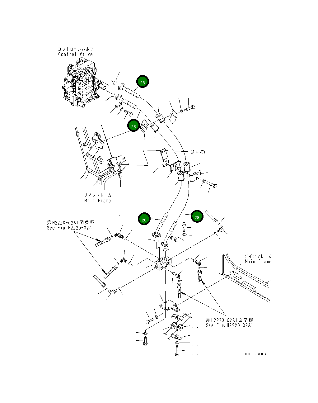 Шланг 154-61-77510 Komatsu