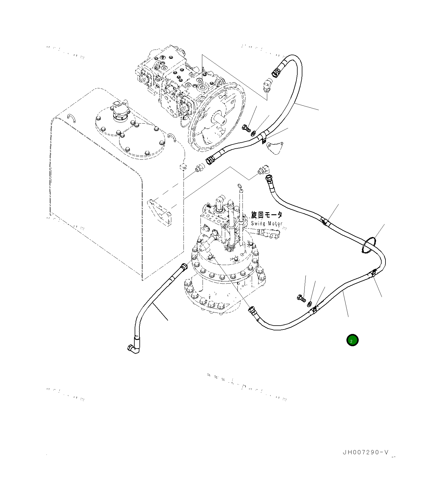 Шланг 20Y6242471 Komatsu