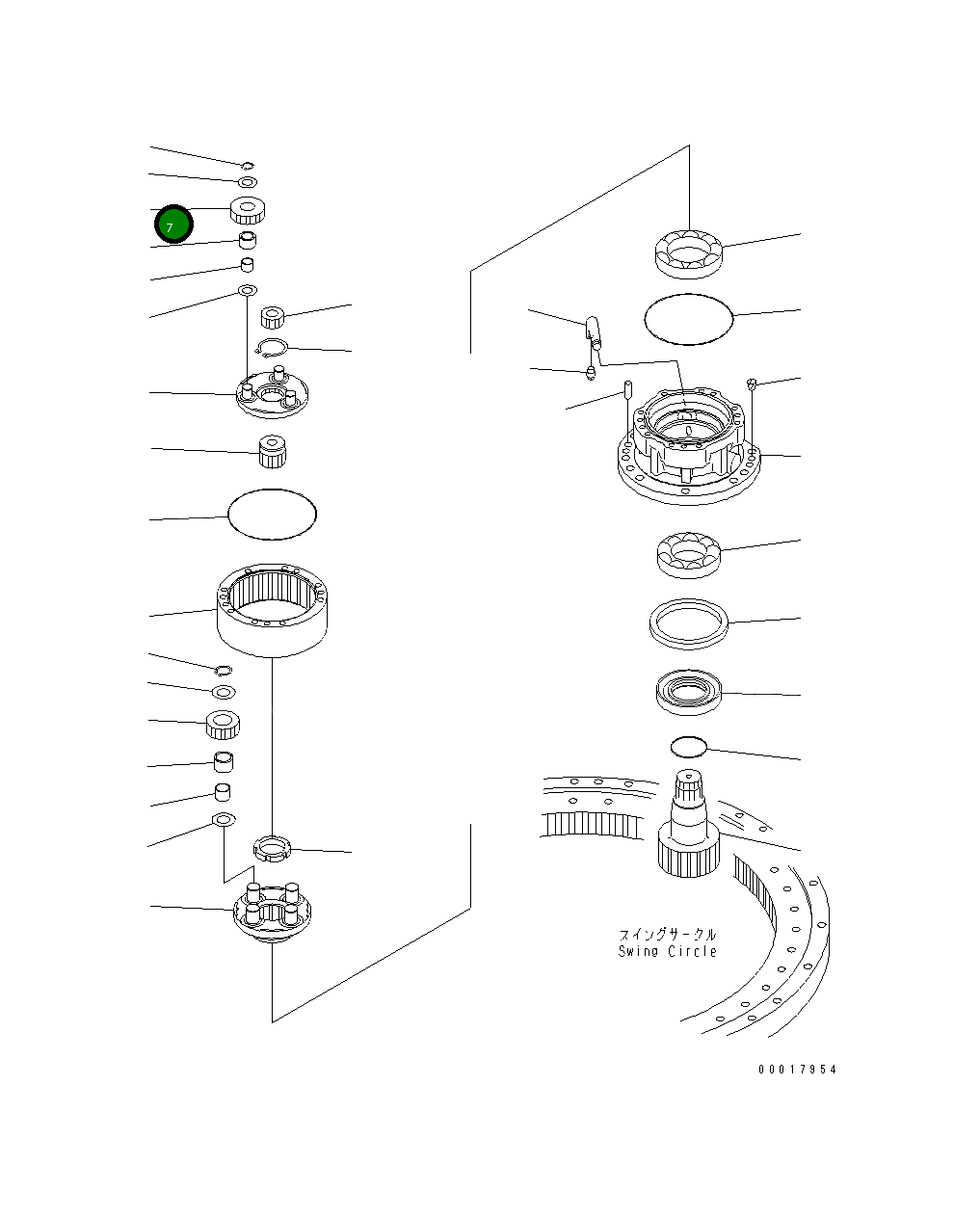 Шестерня 22B-26-12410 Komatsu