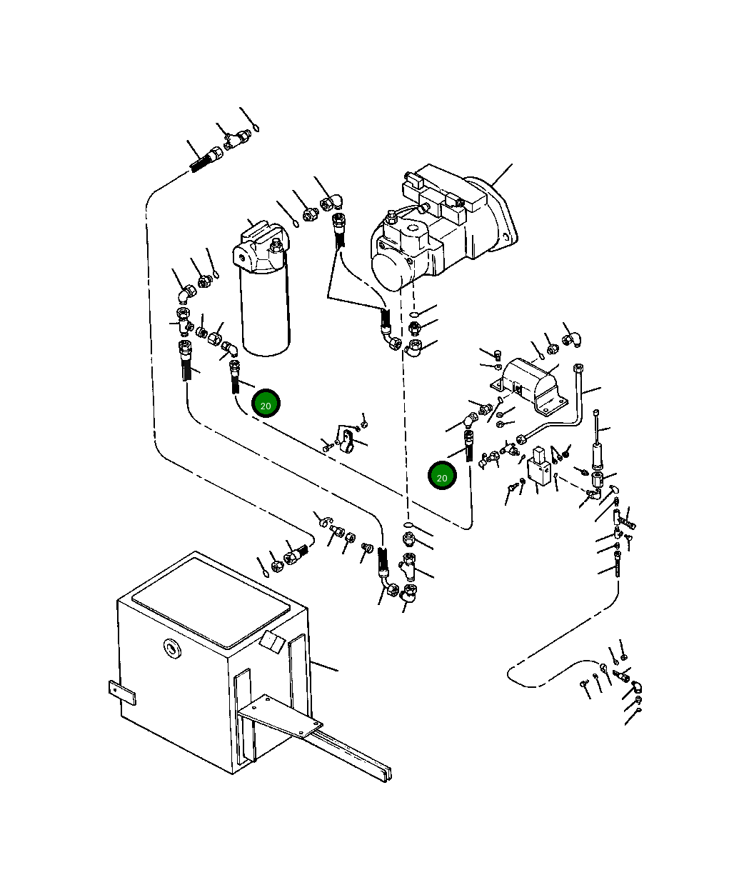 Шланг 1236 580 H1 Komatsu