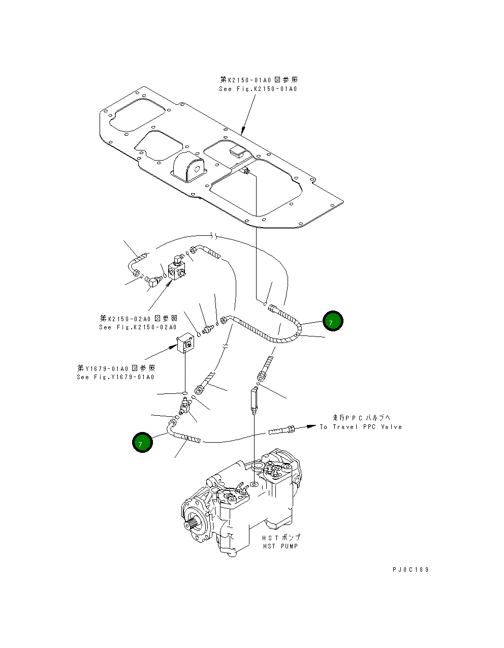 Шланг 11Y-62-11331 Komatsu