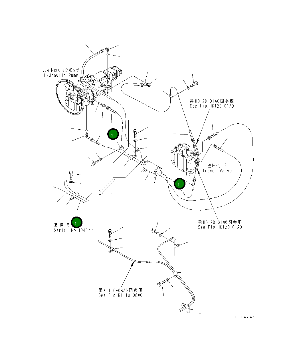 Шланг 14S-62-12860 Komatsu