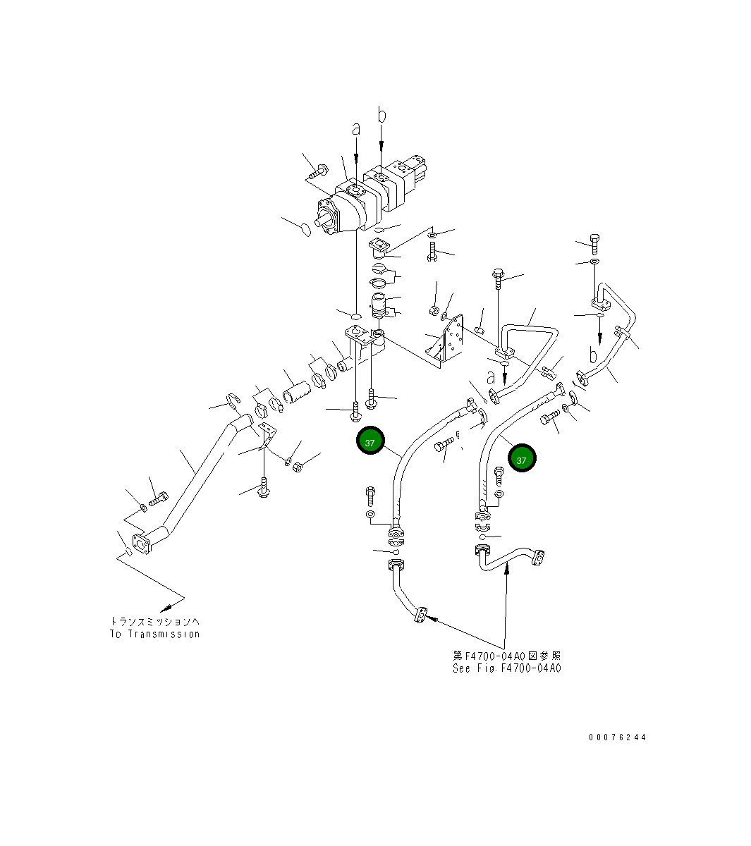 Шланг 07119-11211 Komatsu