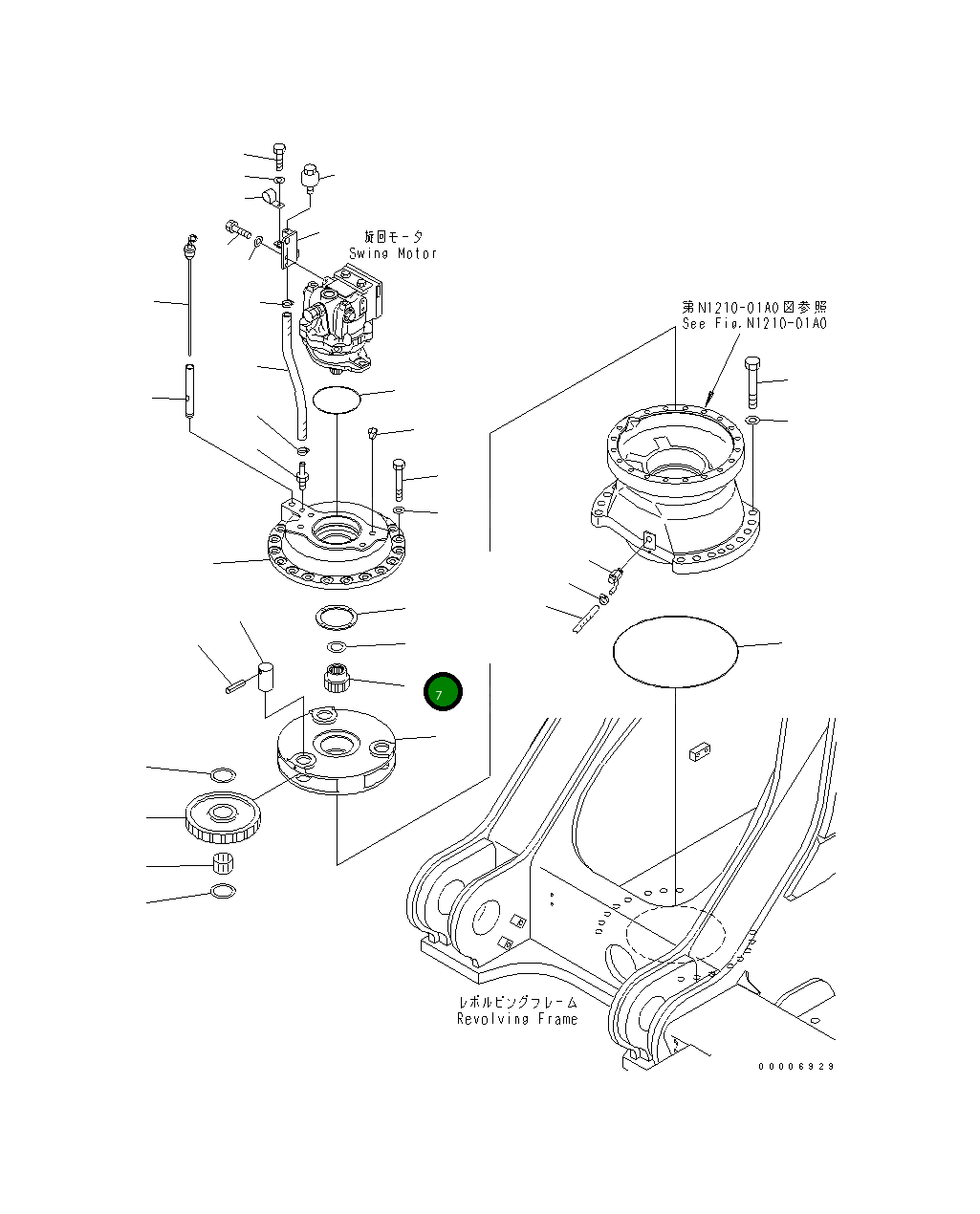Шестерня 209-26-72110 Komatsu