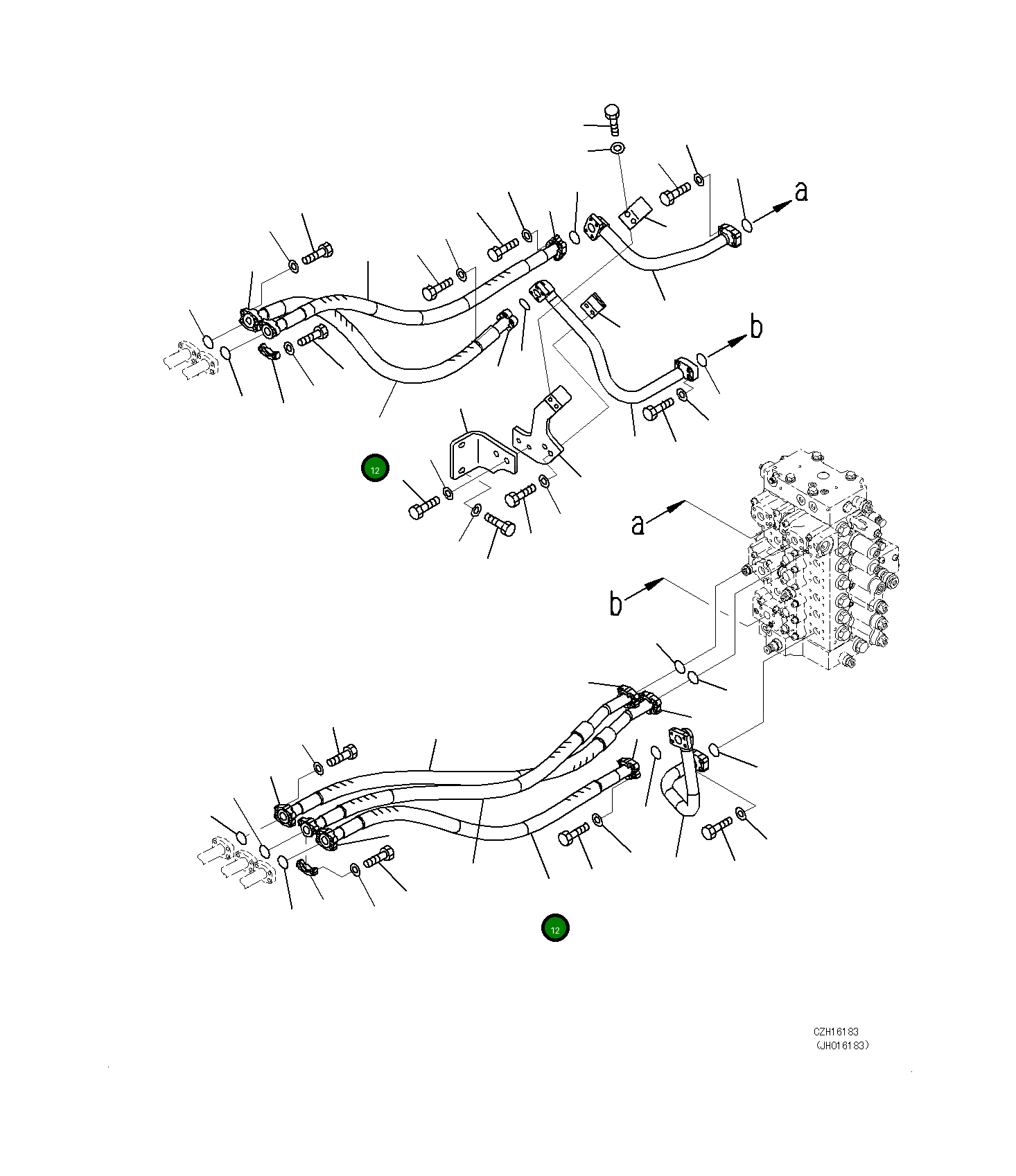 Шланг 208-62-77130 Komatsu
