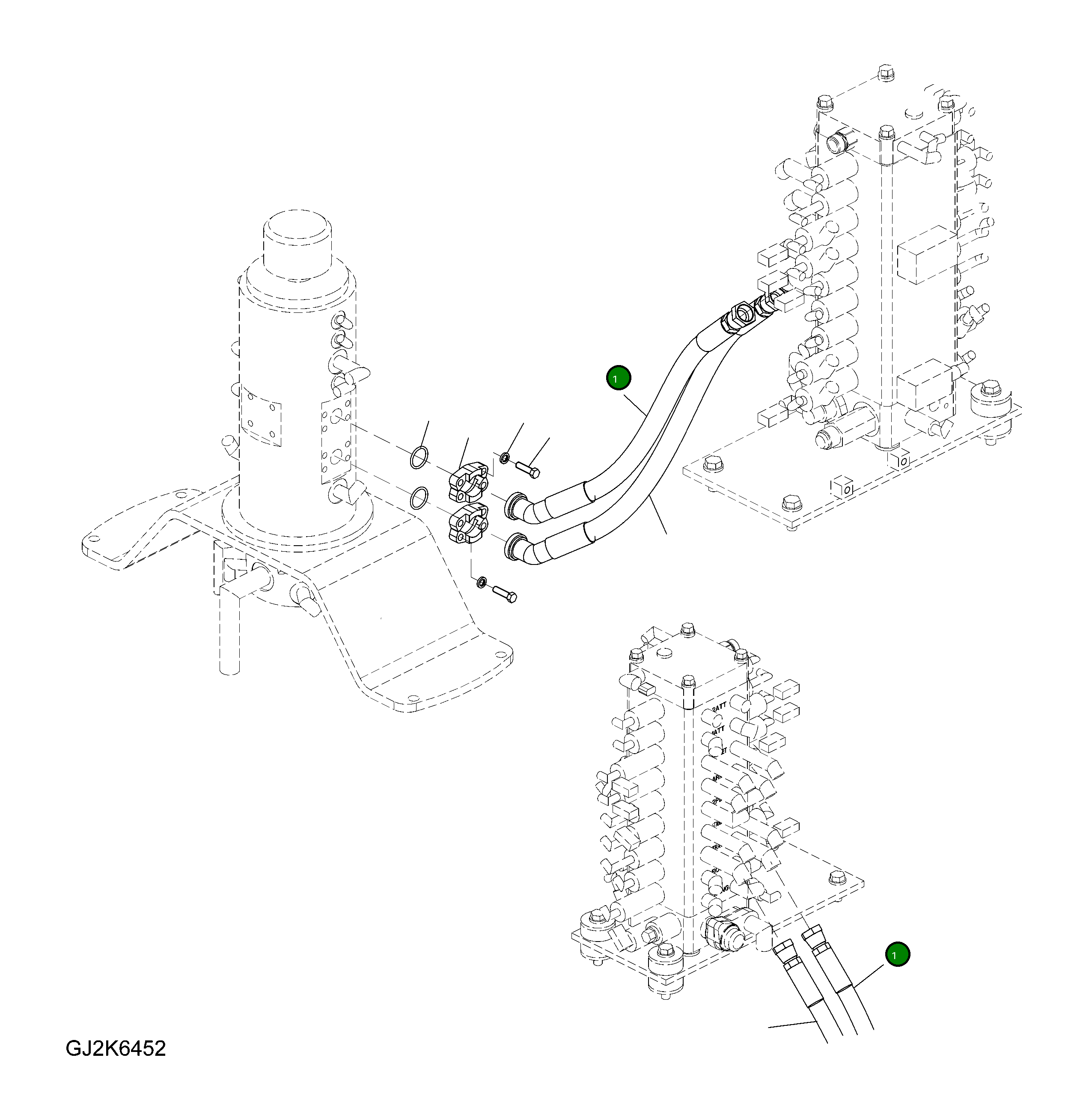 Шланг 20E-62-31830 Komatsu