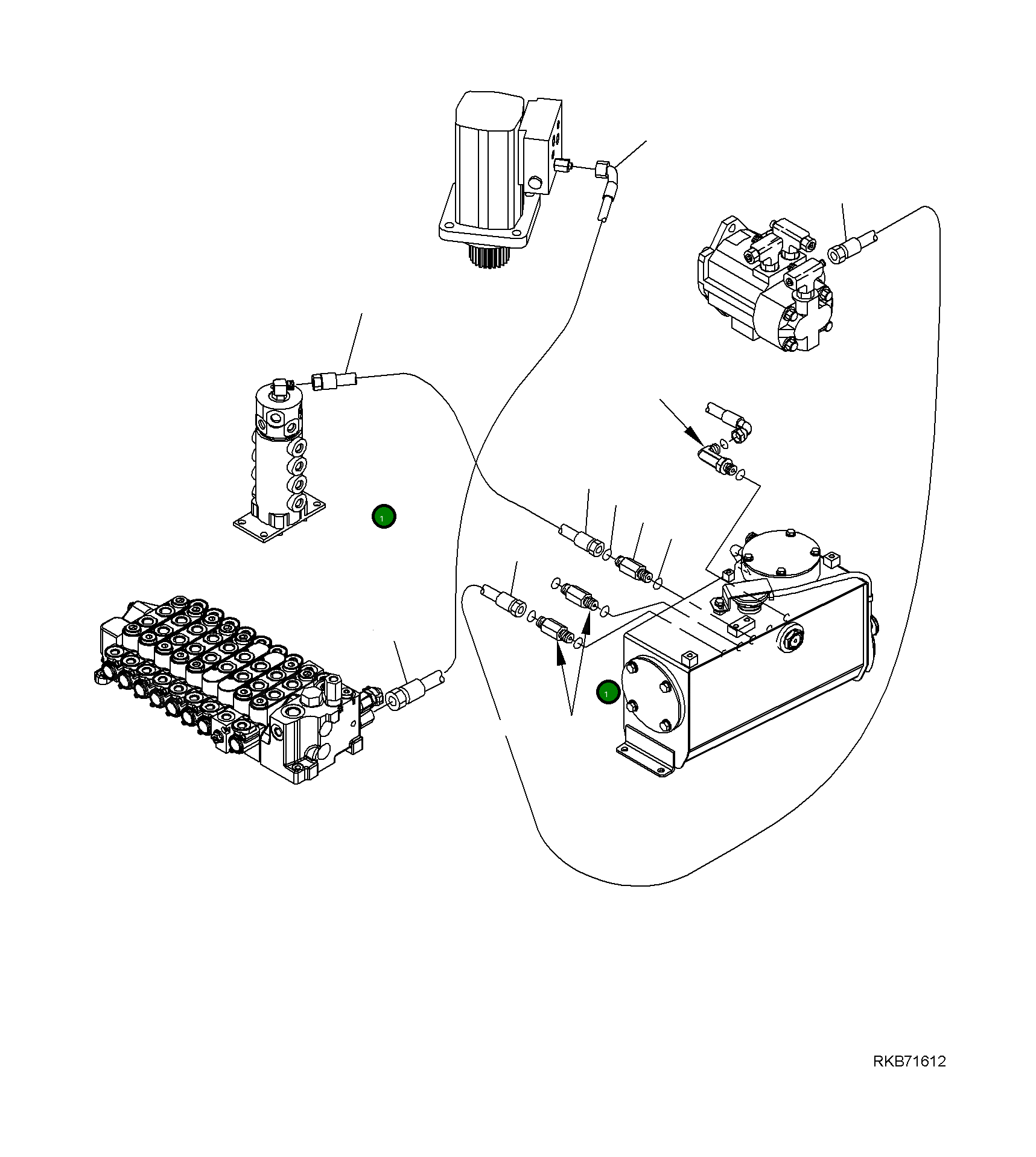 Шланг 20W-62-92441 Komatsu
