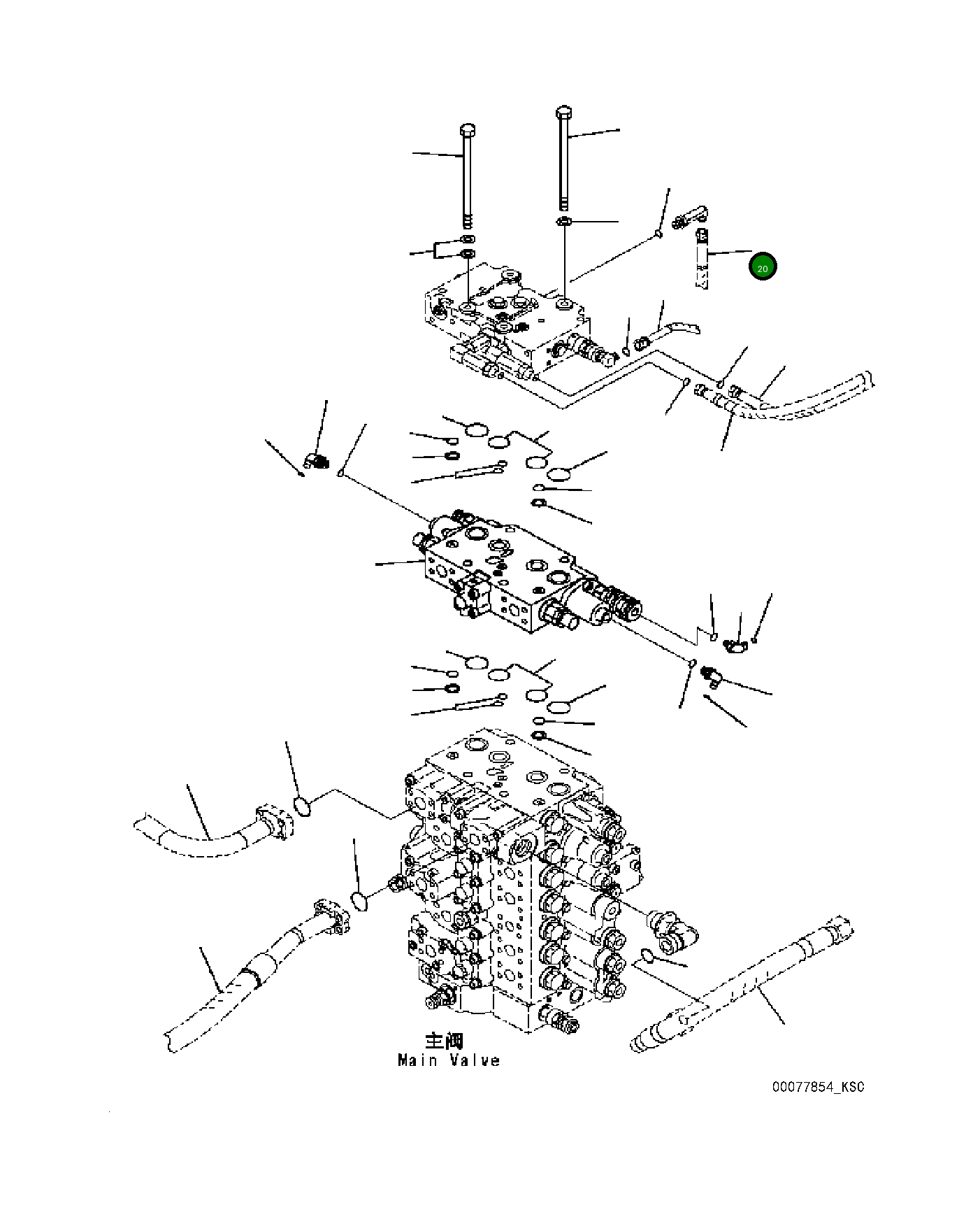 Шланг 02778-00229 Komatsu