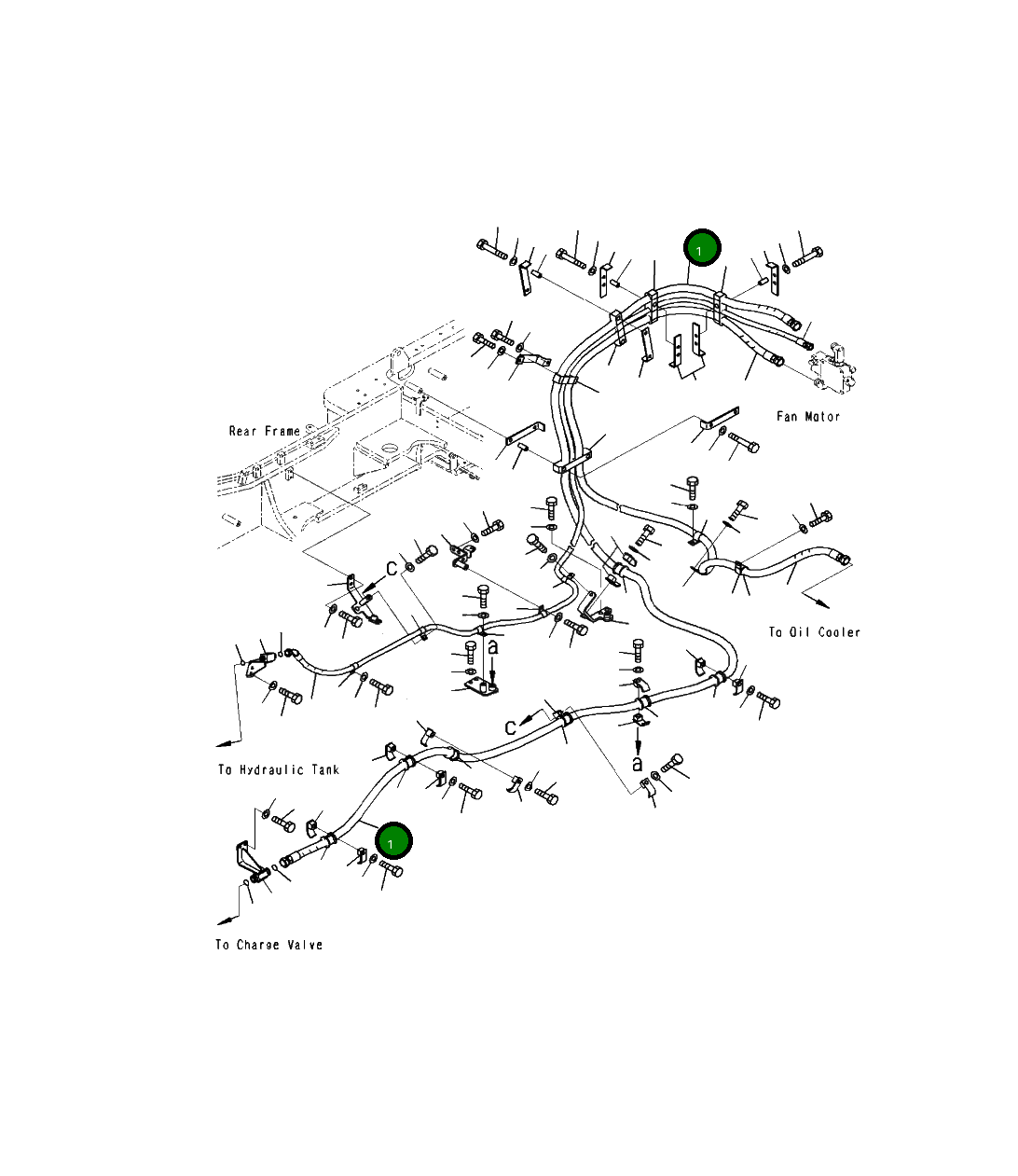 Шланг 425-03-43180 Komatsu